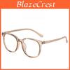 Tr90 Round Eyeglass Frame With Blue Light Filter For Casual Wear Fashion 2023