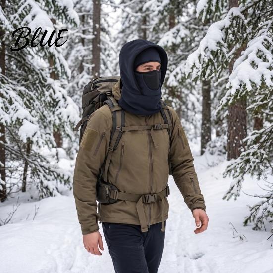 Masque Balaclava Chauffant Integrale Masque Respirant Ski Hiver Unisexe Couverture Coupe-Vent pour Hommes