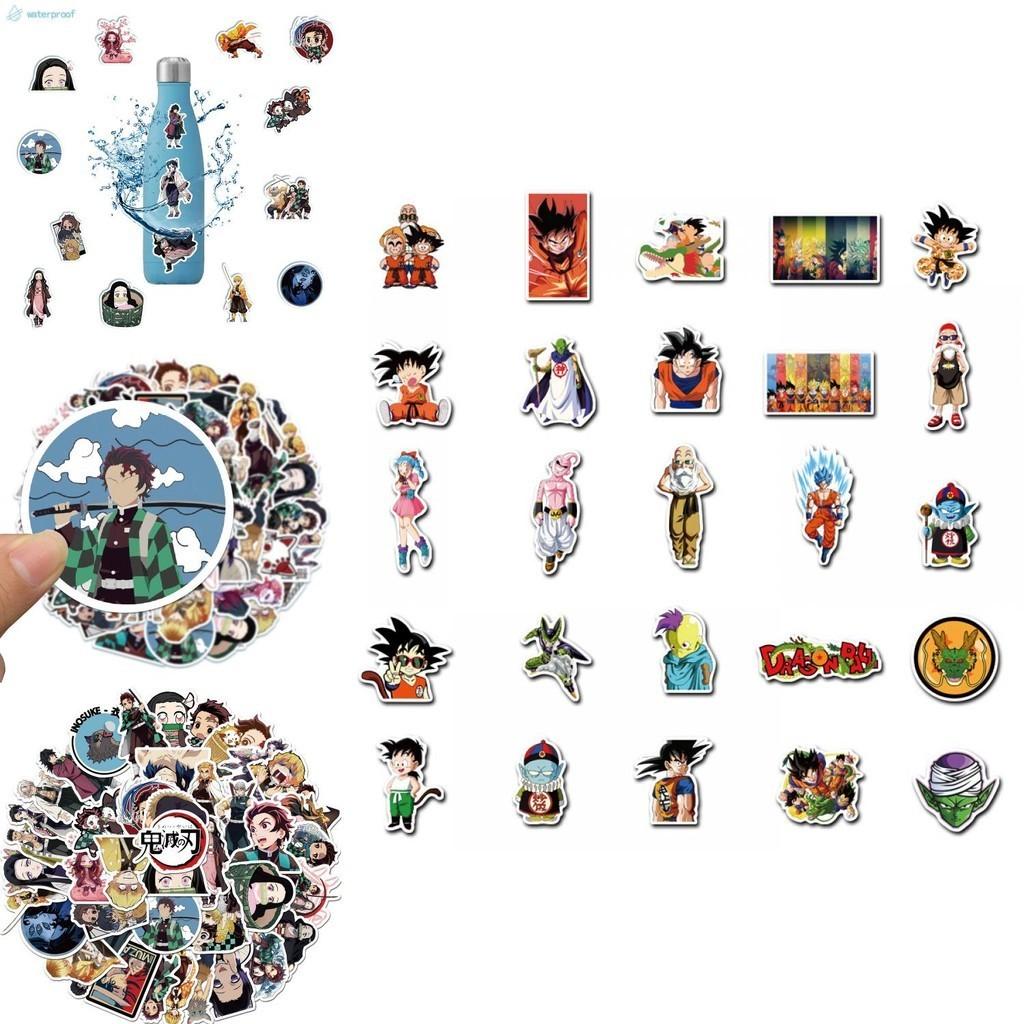 50-piece Unique Japanese Anime "demon Slayer" Graffiti Stickers For Personalizing Luggage Skateboards And Notebooks Durable Stickers