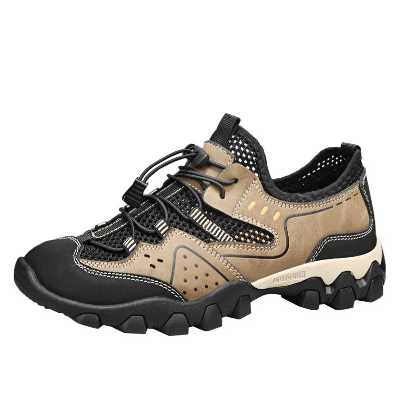 

Fashion Outdoor leisure sports shoes High quality comfortable and breathable style Daily leisure Spring and summer versatile shoes 46 коричневый