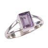 Natürlicher Rosa Amethyst Edelstein 925 Massiv Sterlingsilber Schmuck Ring S.9.5 h3K52