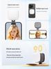 Magnetic Phone Holder with Makeup Mirror and Selfie Fill Light