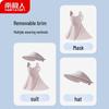 Nanjiren Women's Summer Sun Protection Visor Hat with Face & Neck Mask