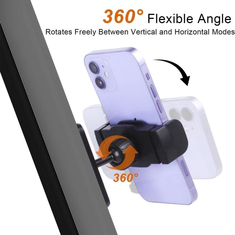 Universal Magnetic Phone Mount Antislip Design 360 Degree Rotating Car Phone Holder for Workout And Outdoor Activity
