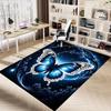 1PC Butterfly Night Extra Large Non Slip Floor Carpet, Office, Family, Bedroom, Studio Large Area Rug Indoor Rugs