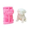 Versatile Dog Candle Making Mold Multifunctional Silicone Dog Mold for DIY Crafters Soap Candle Making Supplies