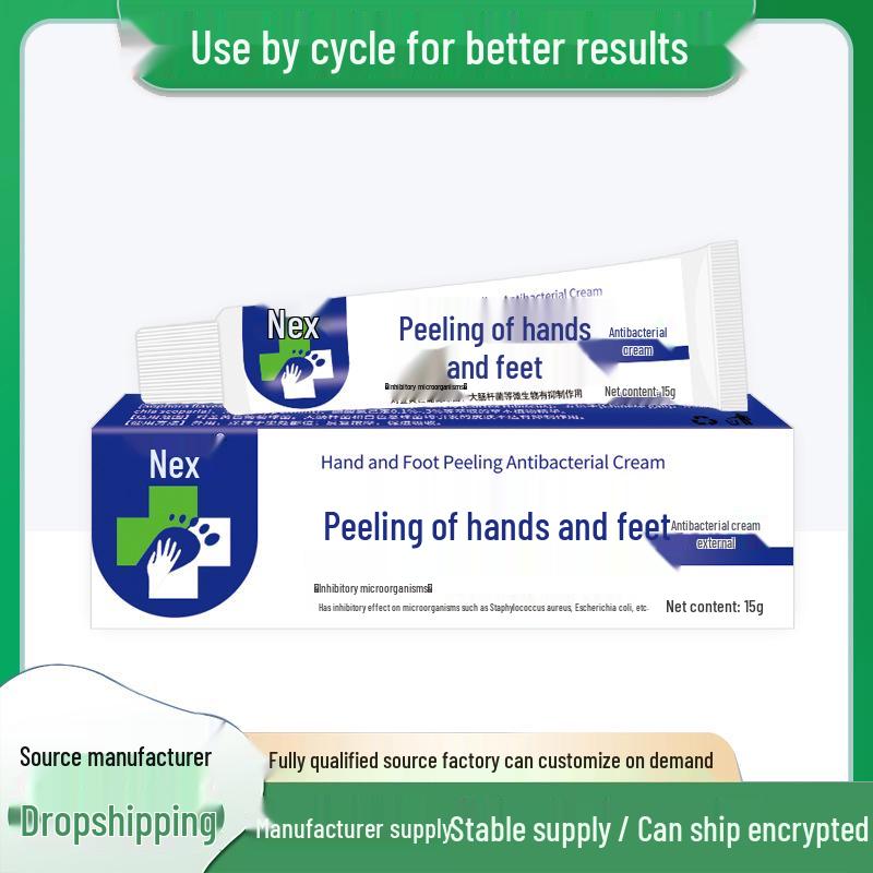 Anti-Itch Peeling Cream for Dry, Cracked Skin and Rough Palm Dermatitis Hand and Foot Peeling Cream