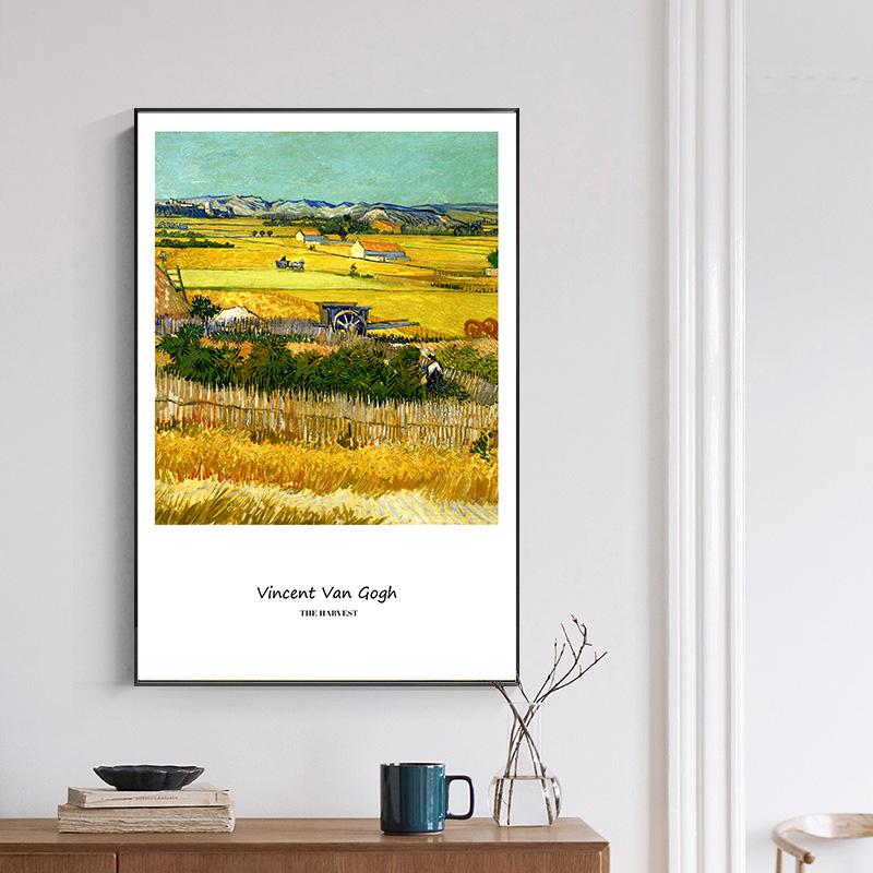 

Пописи Вінсента Ван Гога, гравюри та постери, чудова робота, картини на полотні, зоряна ніч, прикраси для настінного мистецтва у вітальні 30x45cm