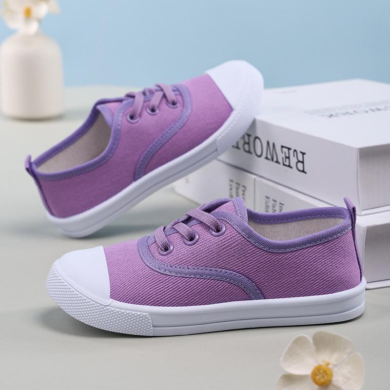 Classmate Canvas Shoes Versatile New Middle-aged and Older Children's Baby Children's Shoes Fashionable Boys' Casual Shoes Cookie Soles 1-6 Years Old