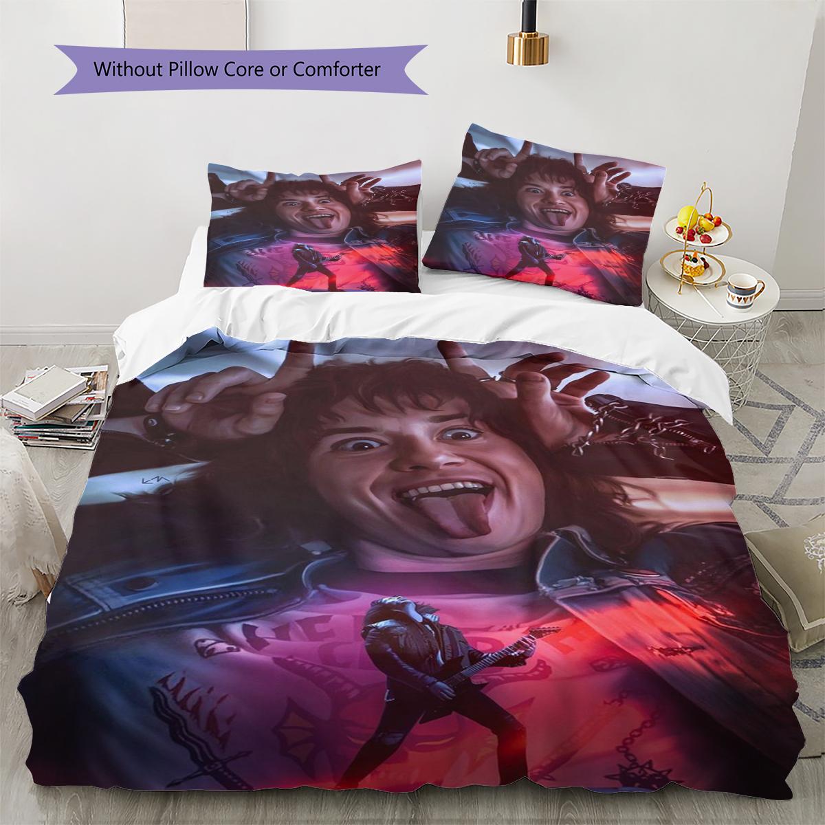 

Дитячий Плед-Ковдра Комплект Постільної Білизни Зворотний Бік Наволочка Домашній Декор Подарунок на День Народження (1 * підковдра + 2 * наволочка, без наповнювача) 135x200cm