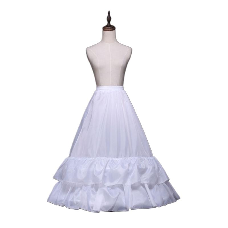 Women Crinoline Petticoat with Hoops Full Slip Underskirt Cosplay Costume