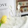 1Pc Tulip Ceramic Coffee Spoon Long Handle Ice Cream Spoon Dessert Milk Tea Honey Stick Stirring Tool