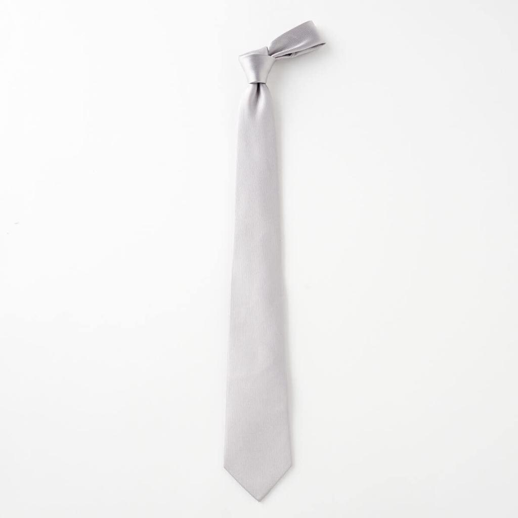 [Ogier] Men's 100% Silk Jacquard Tie, Solid Color, Gift, Present, Business, Stylish