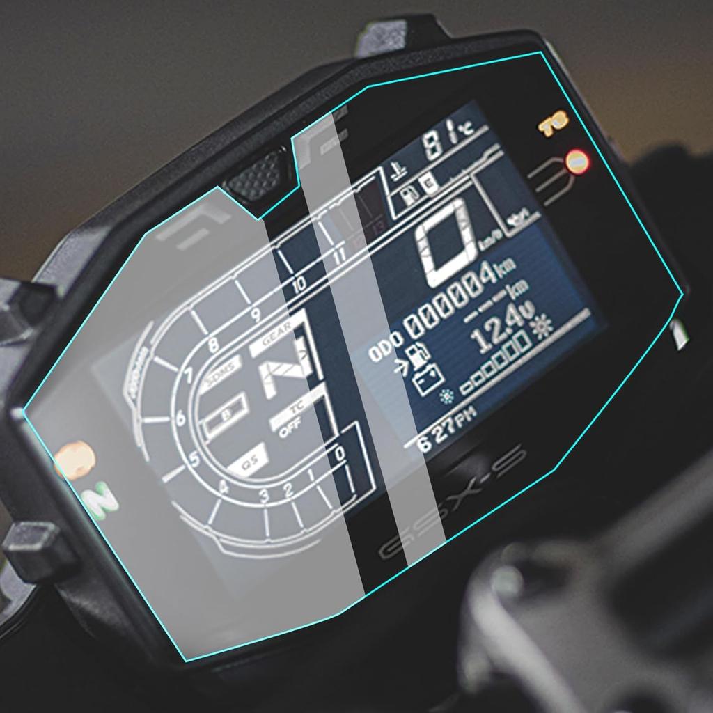 Motokano Meter Film, 2 Pack for GSX-S1000 (2021~) KATANA (2019~) Meter Protection Film Meter Protection Film