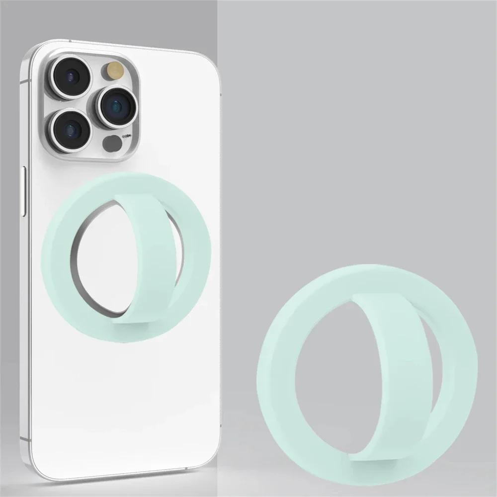 Magnetic Phone Holder Silicone Comfortable Circular Grip Phone Holder Phone Accessories
