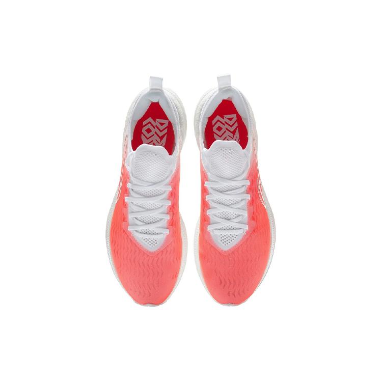 Li Ning Feidian Discovery Slip Resistant Abrasion Resistant Low Top Running Shoes Men's Neon Fruit Red ARMR005-13