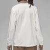 Jordan SS23 Logo Embroidered Long Sleeve Rugby Polo Men Tops Sail DV7655-133