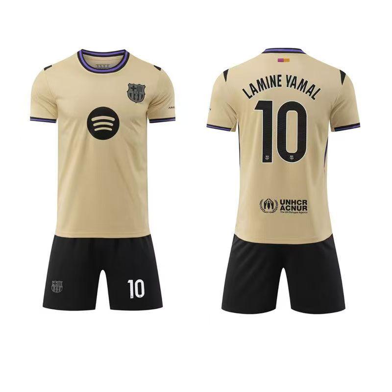 Spain Kids Jersey Yamal #10 Messi #10 Lewandowski #9