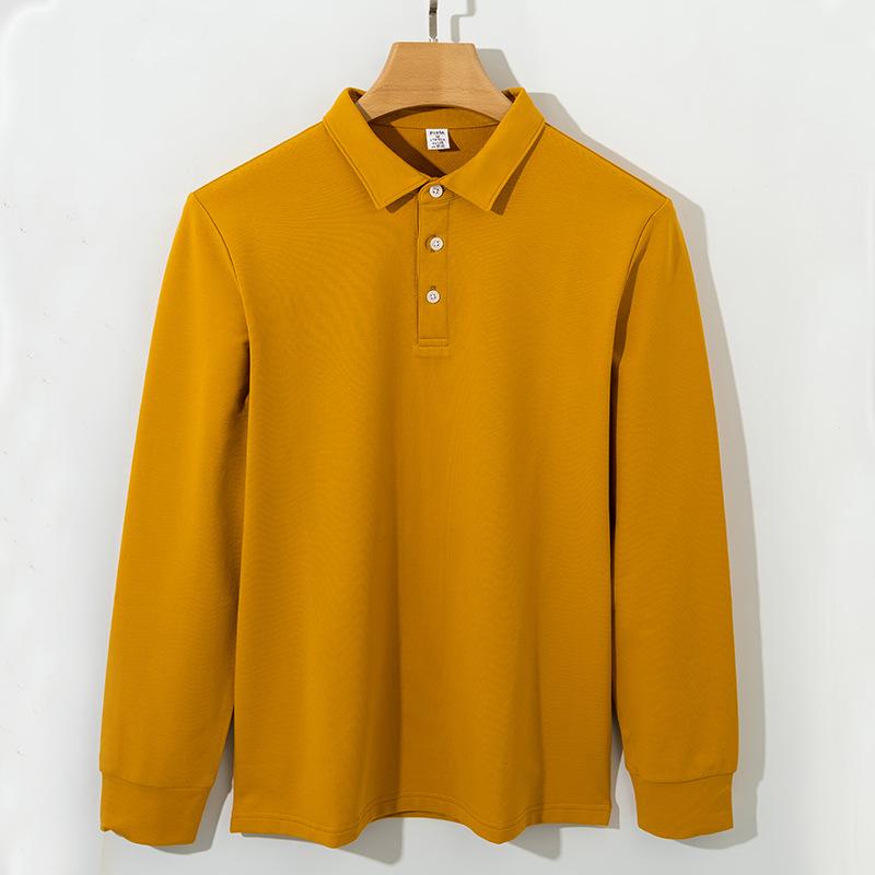 DC-HOME Textile Hoogwaardig Dames Verdikt Puur Katoen Polo Top Dames Lange Mouwen T-shirt Dagelijks Dames Polo Top 3XL