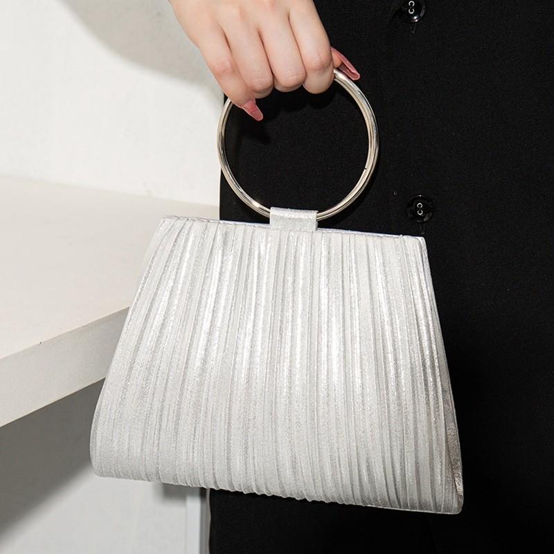 Pochette da Donna in PU con Design Pieghevole per Feste Serale e Uso Quotidiano