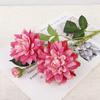 New Long Branch Colorful Dahlia Silk Flower Simulation Dahlia Indoor Flower Arrangement Wedding Simulation Flower