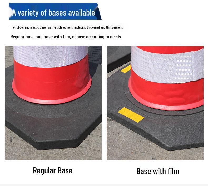 EVA 70cm Uncrushable Reflective Traffic Cone - Red