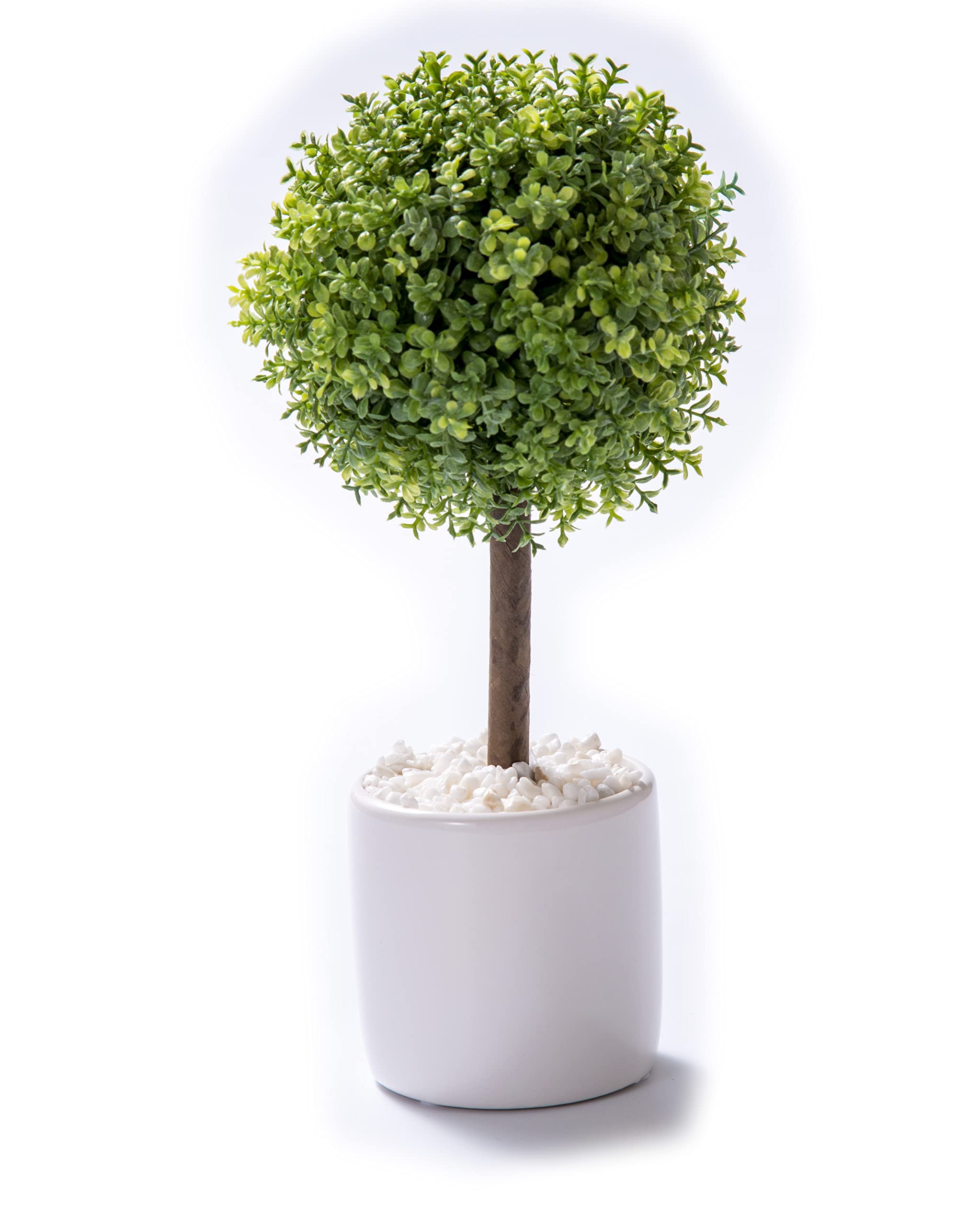 

Nippon Insole Industry Interior Green Ornamental Plant Fake Mini Artificial Flower White with Pot Photocatalyst Deodorizing Disinfecting Made in