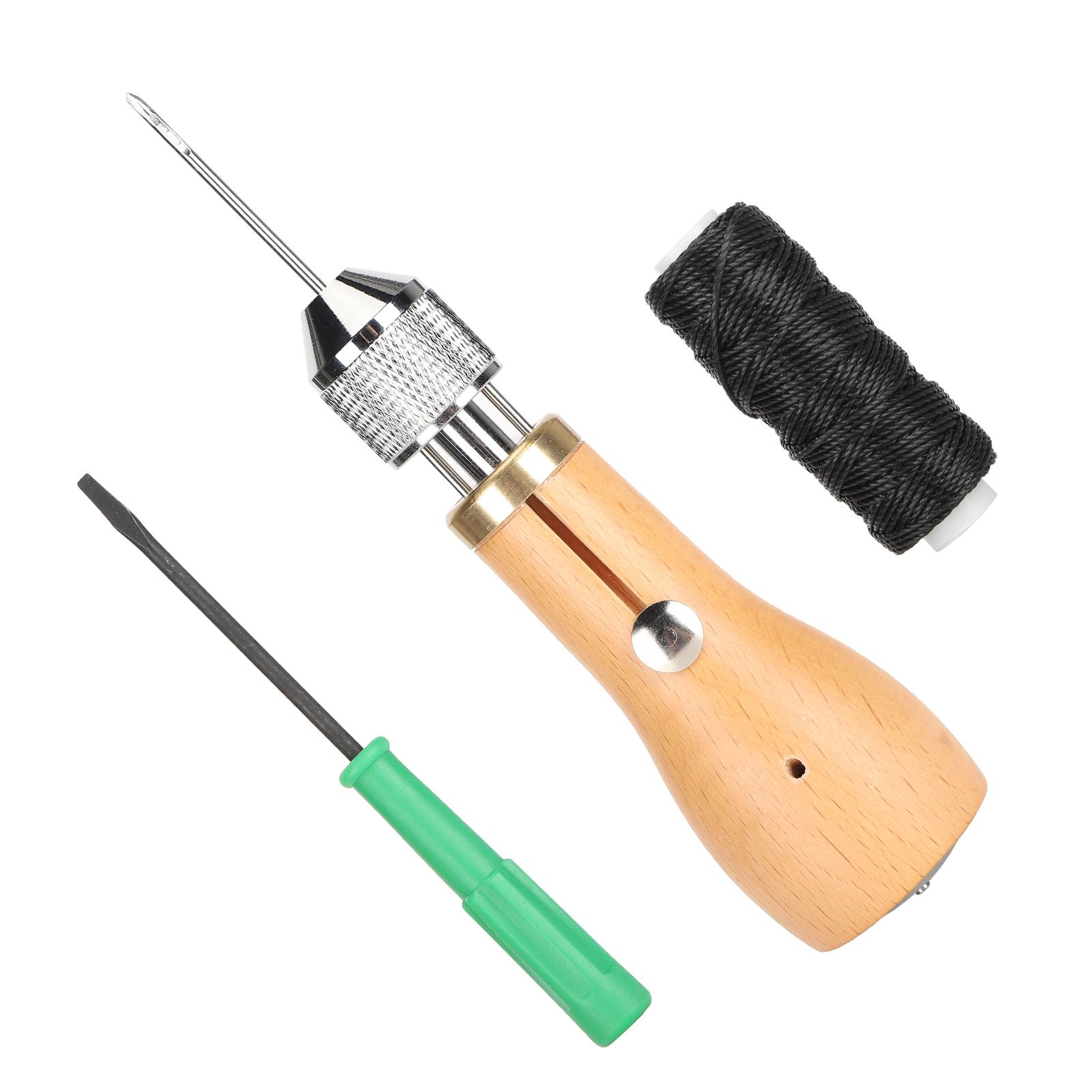 

Ручной швейный набор, отвертка с игольной нитью, швейный перфоратор, ручной инструмент для рукоделия из кожи