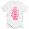 Kawaii Pastel Goth Cute Creepy Black Cat Tshirt Women Summer XS-4XL Tops Creative Pattern Personalized Street Tee Y2k