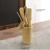 Bamboo Tea Ceremony Six Gentlemen Set Kung Fu Tea Set Bamboo Accessories Tea Spoon Tea Clamp Tweez Tea Shovel