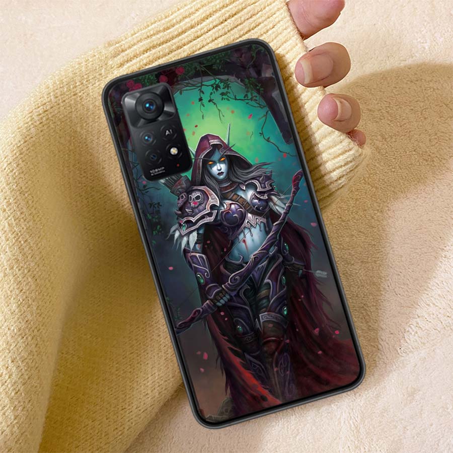 W-World Of W-Warcraft Elf Phone Case For Redmi Note 13 14 15 Pro Plus 12 13C 12C 15C 9 10 10C 9T 9C 9A TPU Soft Cover Clear Cell