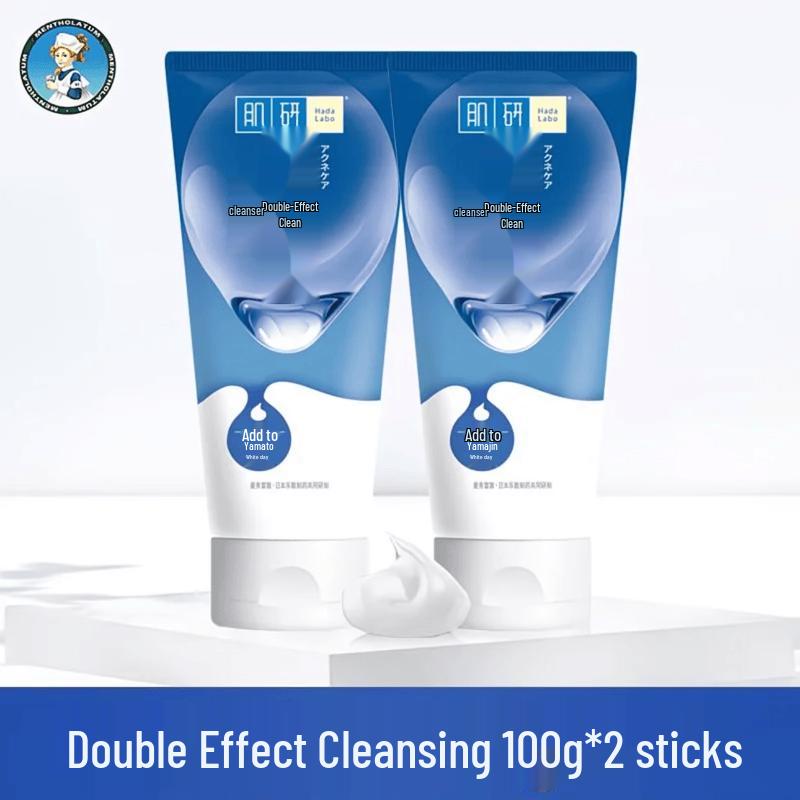 Hada Labo Mentholatum Acne Clearing Facial Cleanser (100g x 2)