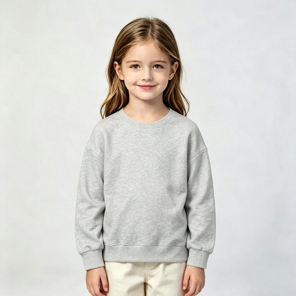 Boys and Girls Long Sleeve Color Hoodie Kids Casual Comfortable Pullover Sweatshirt