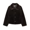 Dual-Sided Faux Leather Reversible Jacket for Women