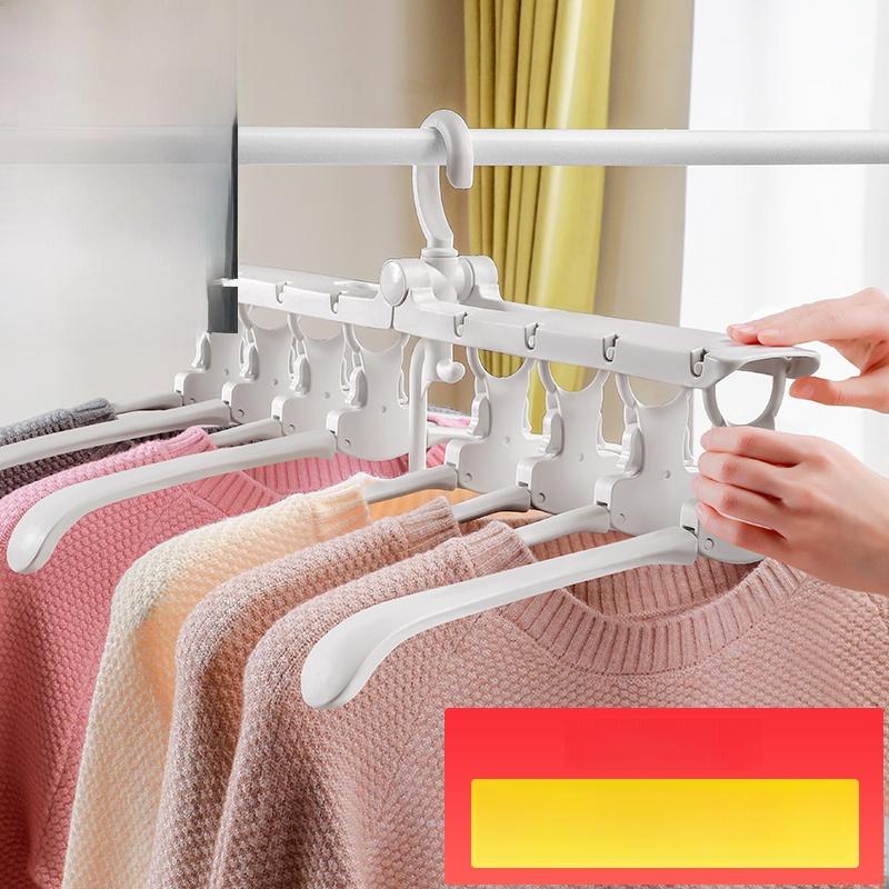 Multi-Functional Clothes Hanger Magic Multi-Layer Storage Organizer for Home Use Plastic Material Suitable for Adults