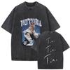 Sångerska Tini Stoessel Futtura Tour Vintage Tvättad Grafisk T-shirt Herr Dam Gotisk Mode Överdimensionerad T-shirt Yk Streetwear