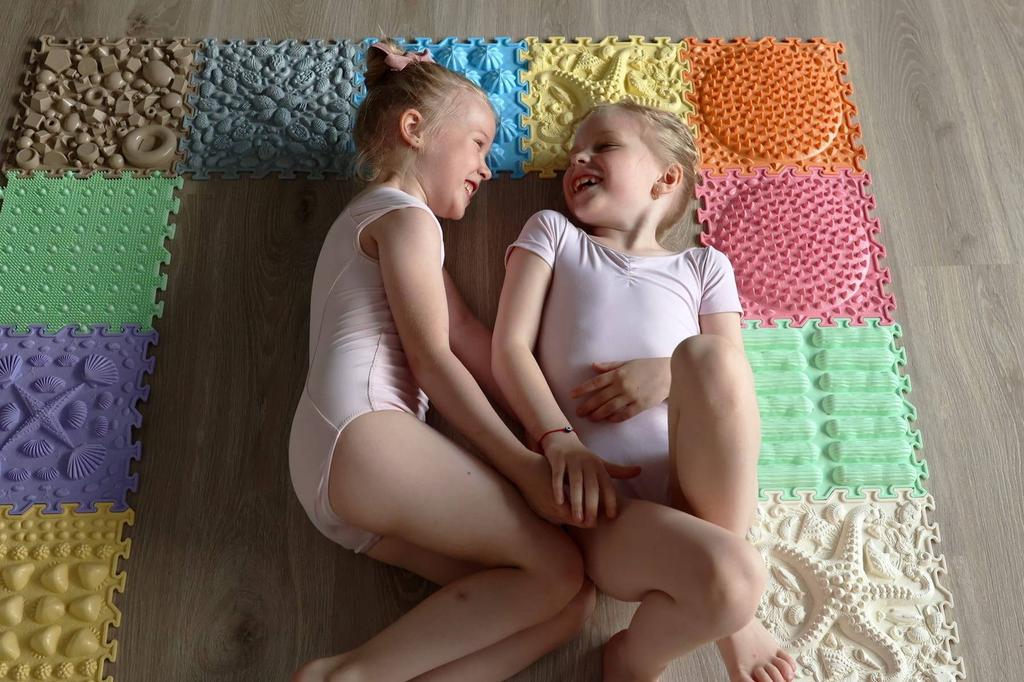 sensory mat Pastel 8 pcs. set