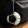 Keychain Pendant Mini Football Shape Team Logo Keychain Portable Decompression