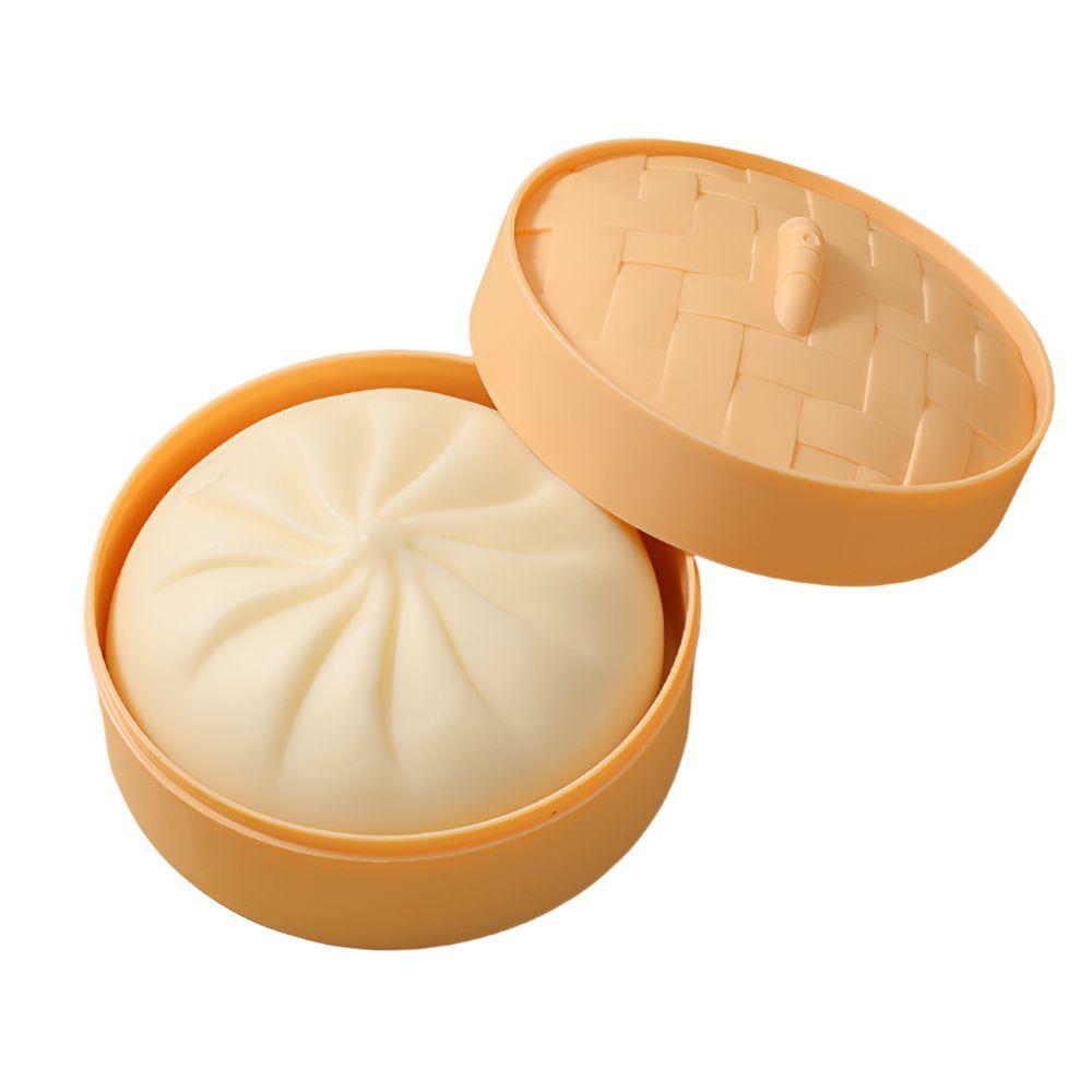 

Dumpling Steamer Squishy Toy Soft Stress Relief Squeeze Toy Cute Food Squishy