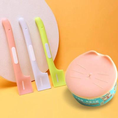 Niedlicher Löffel mit langem Griff für Tierfutterdosen, geeignet für Nassfutter, Dosenfutter, Snacks, leicht zu reinigen, für Katzen und Hunde