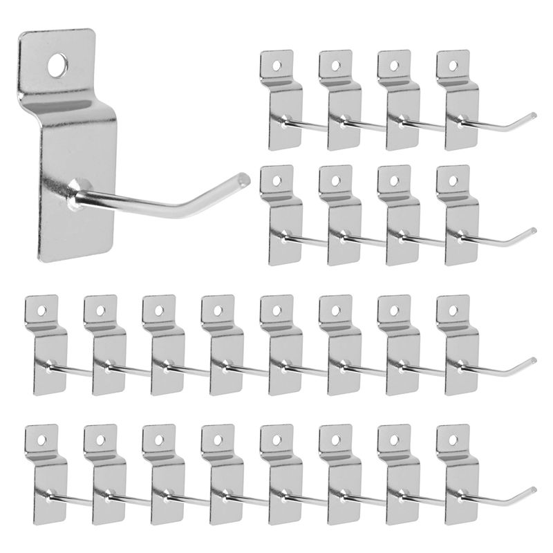 

ABUL-25 X Slatwall Single Hook Pin Shop Display Fitting Prong Hanger