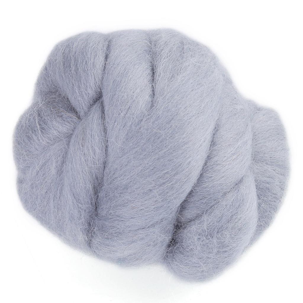 Filatura di lana colorata per infeltrimento ad ago da 55 g?Cucito Rifinitura Lavoro Manuale Materiale (Grigio)