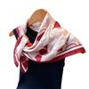 Rose Printing Imitation Silk Scarf Square Scarf High-End Shawl Versatile Neck Small Square Scarf Headscarf Female