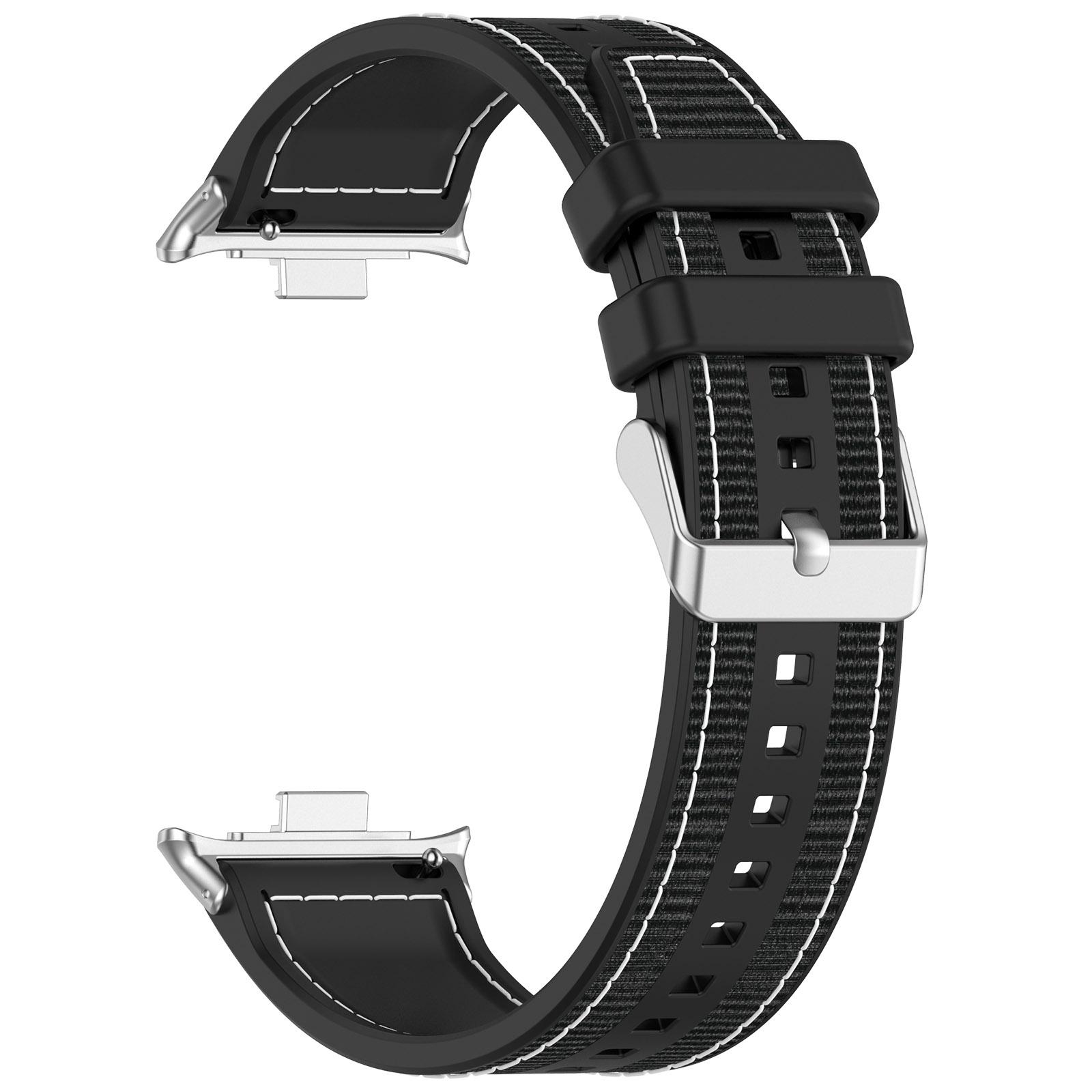 

Silicone Strap for Xiaomi Smart Band 9 Pro/8 Pro/Redmi Watch 4 Composite Woven Watch Band Green