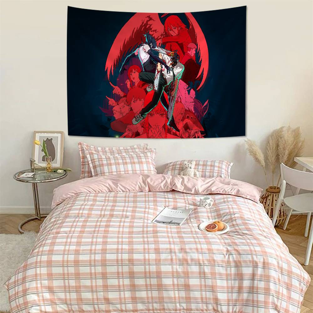 Chainsaw Man The Movie Reze Arc Colorful Tapestry Wall Hanging Cheap Hippie Wall Hanging Bohemian Wall Tapestries Mandala