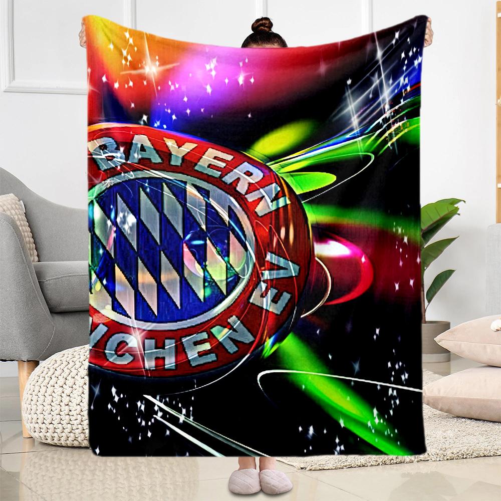 Bayern Munich Blanket Ultra-Soft Suitable for Office Livingroom Chair for All Seasons Warmthful Decor Gifts For Family Or Friends