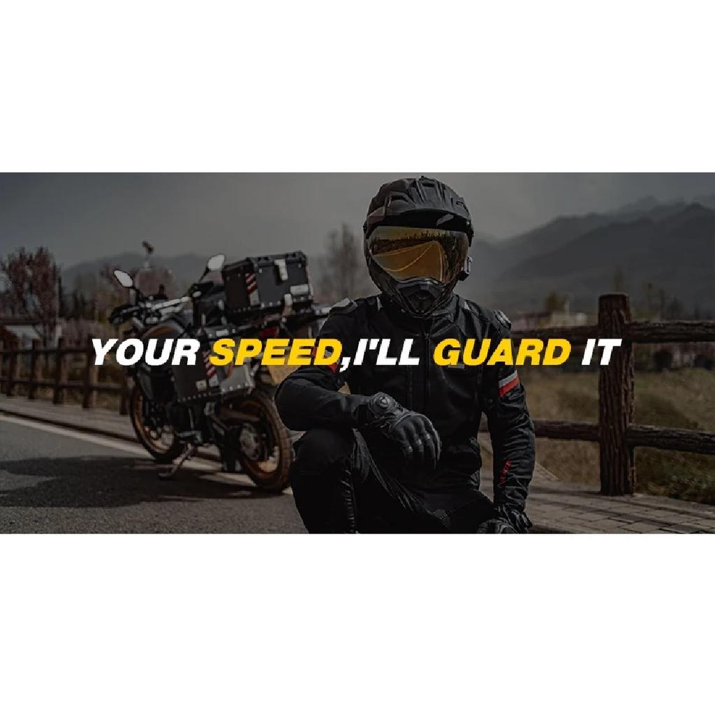 SULAITE Motorcycle Rain Suit Men Women Rain Gear Waterproof Protective Rain Coat with Pants 2 Pieces Breathable Outdoor
