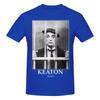 Buster Keaton  Cops  Bw  D20 Casual Tshirt Light Minimalism Highdefinition Printing Cotton Tee