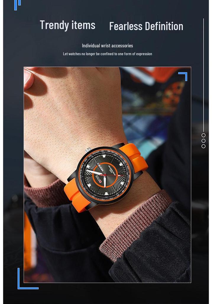 Oufanni Men's Waterproof Quartz Watch - Trendy, Fashionable Business Wristwatch