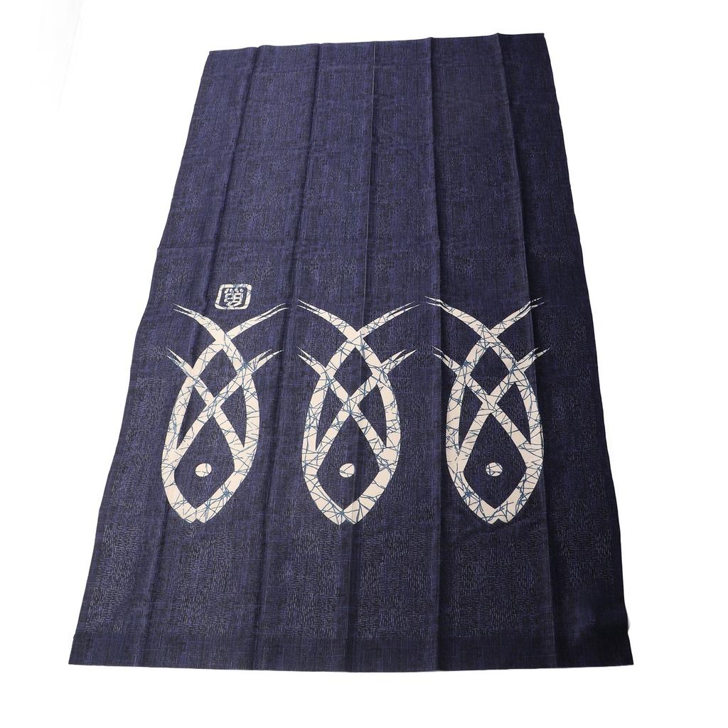 Fish Printed Doorway Room Door Curtains Divider Blind Living Room Kitchen Decor